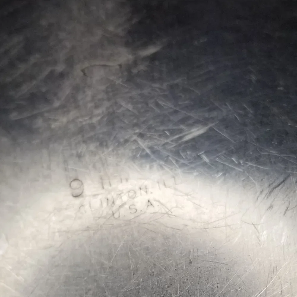 Revere Ware 9 in frying pan USA made stainless steel